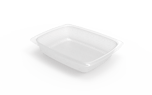 Disposable Side Dish 6 oz., Rectangular, Opaque White (4,000 per case) - A05A