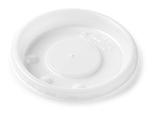 Lid Disposable, Round, Vented with Indicators, White (2,000 per case) - B42