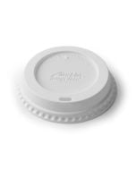 Aladdin Lid Disposable, Round, Drink-Thru, White 