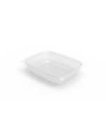 Aladdin Disposable Side Dish 6 oz., Rectangular, Opaque White
