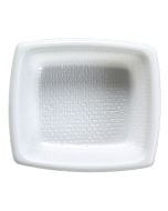Aladdin Disposable Side Dish 4 oz., Rectangular, White