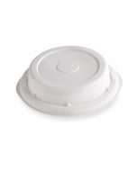 9" High Heat Disposable Dome for Aladdin 9" Disposable Plates, White (200 per case) - ADL46H