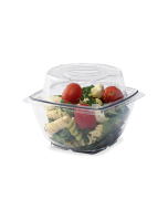 Presentation Reusable 10 oz. Square Bowl, Clear, Cold Only (48 per case) - PB10C