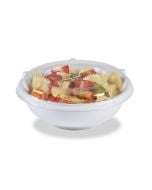 CDL705 Disposable China bowl lid - plastic wrap alternative - patient meals