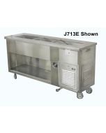 J713 Series Slim Line Cold Food Counters, 2-3 Well