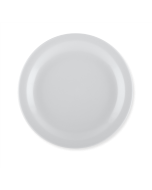China Plate, 9 inch, Narrow Rim, Bright White (24 per case) - D900