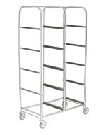 Storage Rack Frame for 20" x 20" Wash Racks, 10 Rack Capacity - SRF10