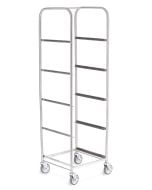 Storage Rack Frame for 20" x 20" Wash Racks, 5 Rack Capacity - SRF5