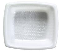 Disposable Side Dish 4 oz., Rectangular, White (6,000 per case) - A09A