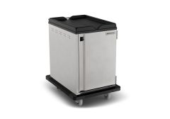 Premium Meal Delivery Cart, 10 Tray Capacity, Side Load, Single Door, Four 6" Balloon Casters, 4.5" spacing - MDC10S4X6-45