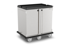 Premium Meal Delivery Cart, 36 Tray Capacity, Side Load, Double Door, Six 8" Balloon Casters, 4.5" spacing, - MDC36S6X8-45