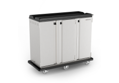 Premium Meal Delivery Cart, 27 Tray Capacity