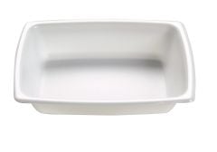High Heat Disposable Side Dish, Rectangular, White (1,000 per case) - A07A