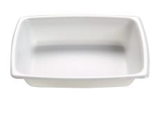 Aladdin High Heat Disposable Side Dish, Rectangular, White