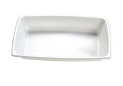 High Heat Disposable Entr&eacute;e Dish, Rectangular, White (1,000 per case) - A44