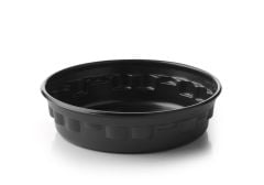 High Heat Disposable Bowl 8 oz., Black (500 per case) - B25B