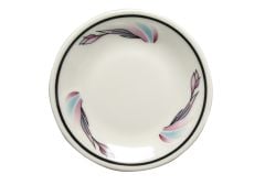 Side Dish Ceramic Round 4" Bread, Flora Design (36 per case) - J344