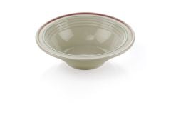 Bowl China Round 6-1/4" Grapefruit, Ivory with Mauve/Evening Blue Rim (36 per case) - J471