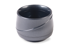 Allure&reg; Bowl 5 oz. Reusable Insulated, Tungsten Gray (48 per case) - ALC510