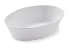 China Casserole Dish, 10 oz. Bright White (12 per case) - D610