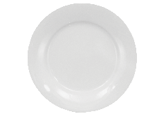 6-1/2" China Salad Plate, Bright White (36 per case) - J702