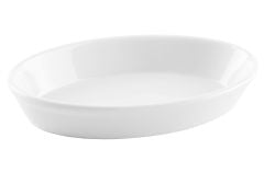 8 oz. China Casserole Dish, Bright White (36 per case) - J706