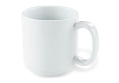 10 oz. China Mug, Bright White (36 per case) - J708