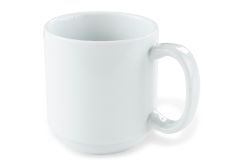 10 oz. China Mug, Bright White (36 per case) - J708