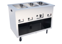 3-Well Straight Hot Food Counter, 48" - J712