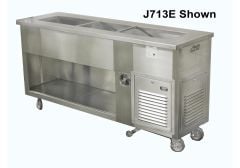 J713 Series Slim Line Cold Food Counters, 2-3 Well