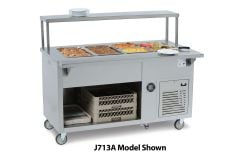 J713 Series Cold Food Counters, 3-5 Well