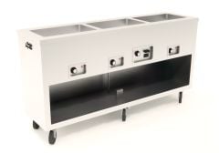 3-Well Slim Straight Hot Food Counter, 70" - J714A