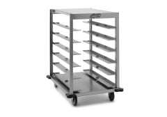 Denested Insulated Tray Transport Cart, 12 Tray Capacity - L03S