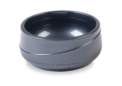 Allure&reg; Bowl 8 oz. Reusable Insulated, Tungsten Gray (48 per case) - ALB510