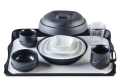 Radiance&reg; Tungsten Gray Tray Setting