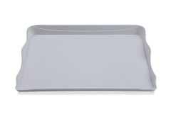 Room Service Tray 15" x 20" with Antibacterial Protection, Light Gray (12 per case) - RST1A-GR