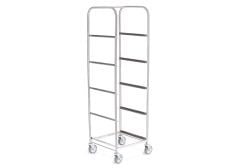 Storage Rack Frame for 20" x 20" Wash Racks, 5 Rack Capacity - SRF5