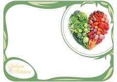 Tray Cover 15" x 20", Delicious and Nutritious (1,000 per case) - TCA35