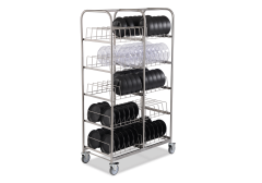 Universal Storage Rack for 9" Domes and Bases, 120 Capacity - USR120