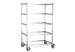 Dome Storage Rack Frame, for J88-Series Wire Shelves, Stainless Steel
