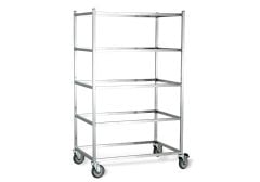 Dome Storage Rack Frame, for J88-Series Wire Shelves, Stainless Steel - Y104S