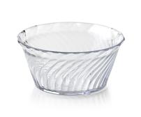Reusable Swirl Bowl 8 oz., Clear, Cold Only (48 per case) - SC200