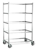 Dome Storage Rack Frame, for J88-Series Wire Shelves, Stainless Steel - Y104S