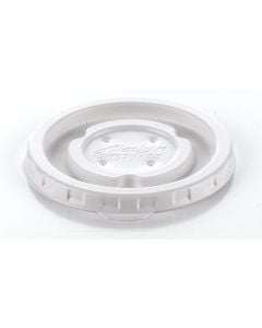 Lid Disposable High Heat, Round, Vented, White (1,500 per case) - B923B