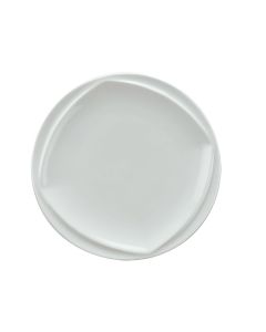 9" China Plate, Presentation Design, White (24 per case) - J100