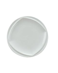 9" China Plate, Presentation Design, White (24 per case) - J100