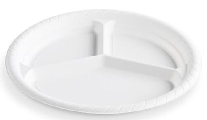Disposable store divided plates