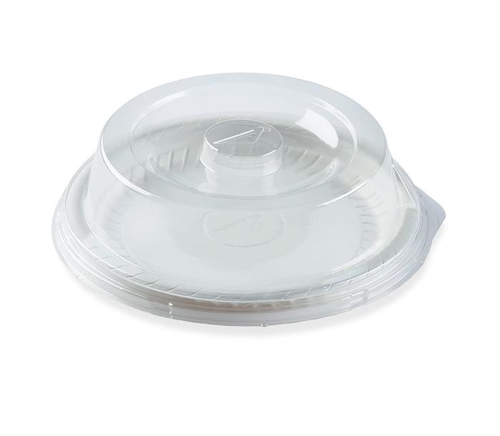 Plastic plate with cover clearance