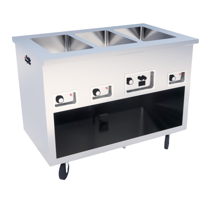 3-Well Straight Hot Food Counter 48 3-Well Straight Hot Food Counter 48