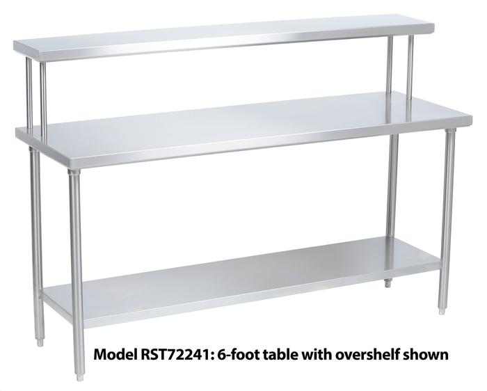 6 foot stainless 2025 steel table